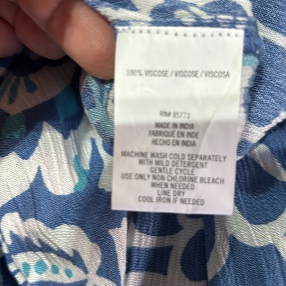 O’Neill Elsie woven pull on crinkle pant,elastic waist,2 pocket,floral,stretch - Picture 13 of 13